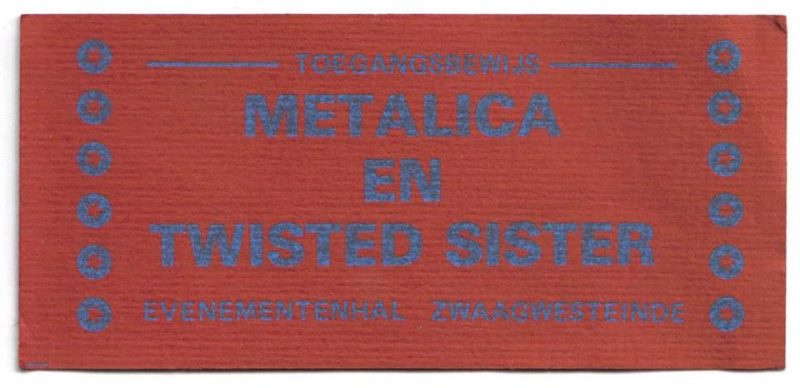 Twisted Sister Friesland 1984