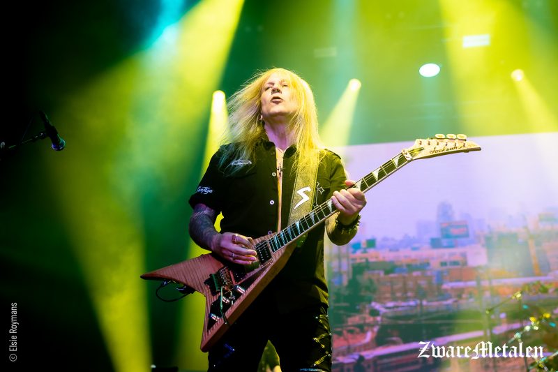 Savatage live in de 013 te Tilburg gefotografeerd door Elsie Roymans voor Zware Metalen
