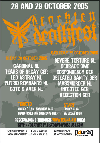 deathfest flyer