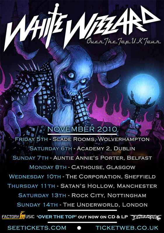 White Wizzard UK tour 2010